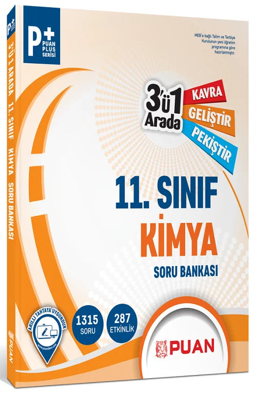 11. Sınıf Kimya 3`ü 1 Arada Soru Bankası Puan Yayınları-1
