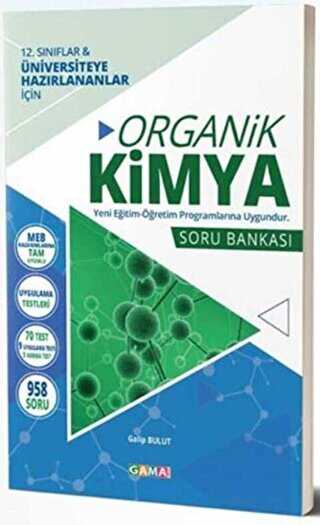 12. Sınıf Nar Organik Kimya Soru Bankası Gama Yayınları