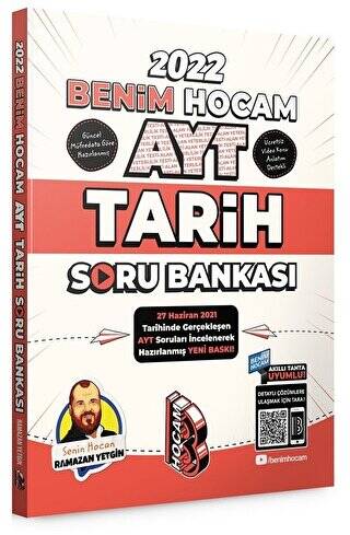 2022 AYT Tarih Soru Bankası Benim Hocam Yayınları-1