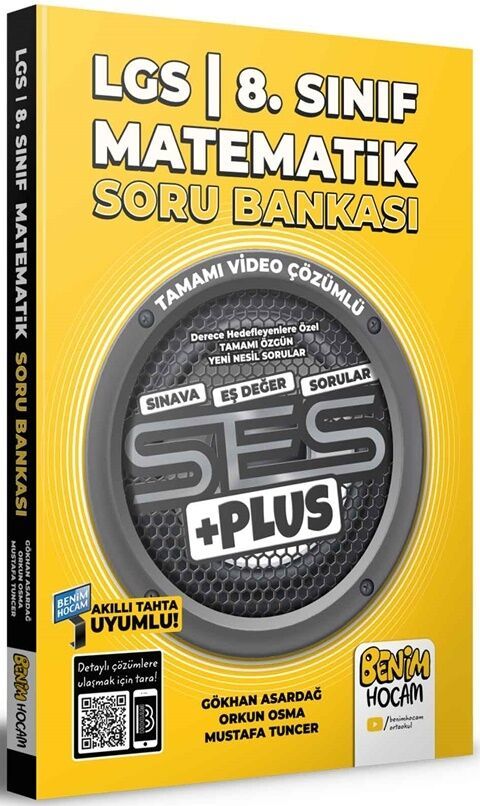 2022 LGS 8.Sınıf Matematik Ses Plus Soru Bankası Benim Hocam Yayınları-1