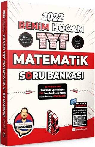 2022 TYT Matematik Soru Bankası Benim Hocam Yayınları