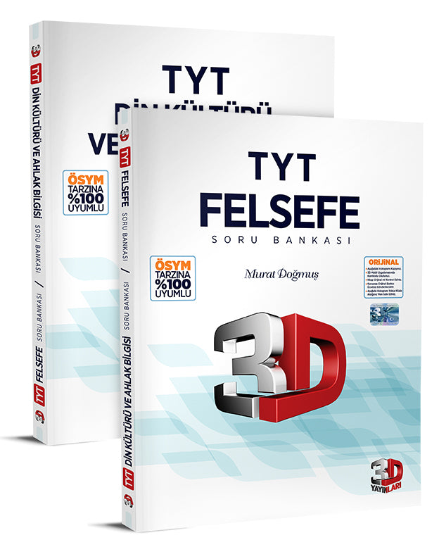 3D Yayınları TYT Felsefe ve Din Kültürü ve Ahlak Bilgisi Soru Bankası-1