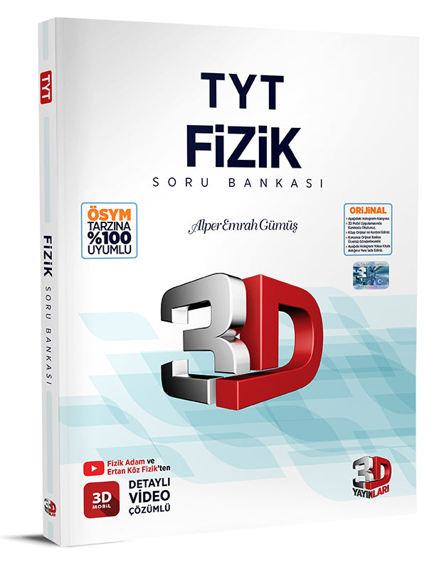 3D Yayınları TYT Fizik Soru Bankası-1