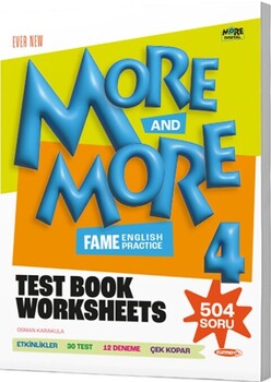 4. Sınıf More More Worksheets Test Book Kurmay ELT