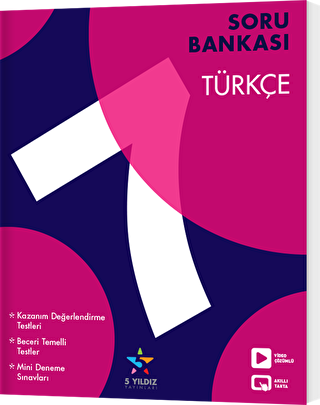5 Yıldız Yayınları 7. Sınıf Türkçe Soru Bankası-1