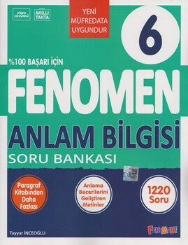 6. Sınıf Anlam Bilgisi Soru Bankası Fenomen Okul