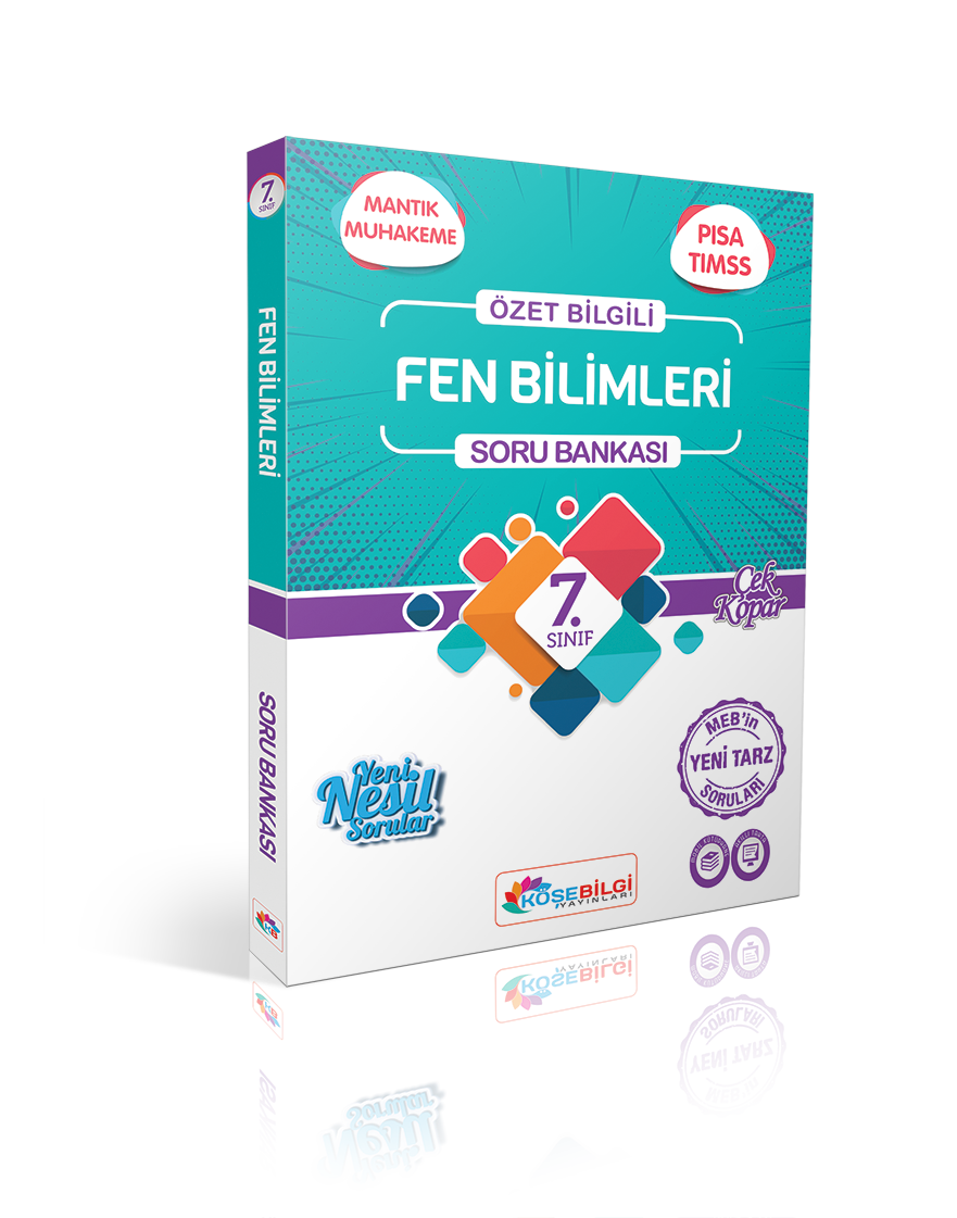 7. Sınıf Fen Bilimleri Özet Bilgili Soru Bankası KöşeBilgi Yayınları