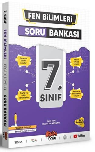 7. Sınıf Fen Bilimleri Soru Bankası Benim Hocam Yayınları