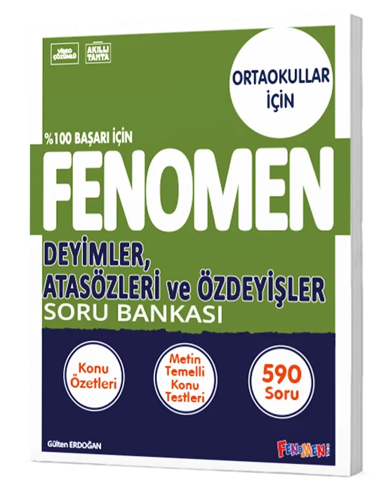 8. Sınıf Deyimler Atasözleri ve Özdeyişler Fenomen Soru Bankası Gama Yayınları