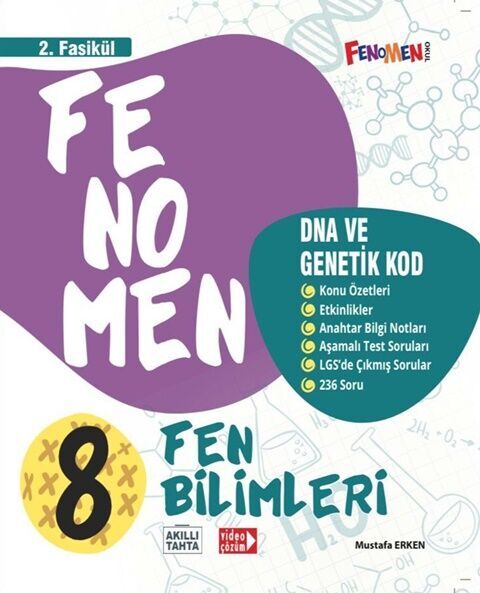 8. Sınıf Fen Bilimleri Fenomen DNA ve Genetik Kod 2. Fasikül Gama Yayınları-1