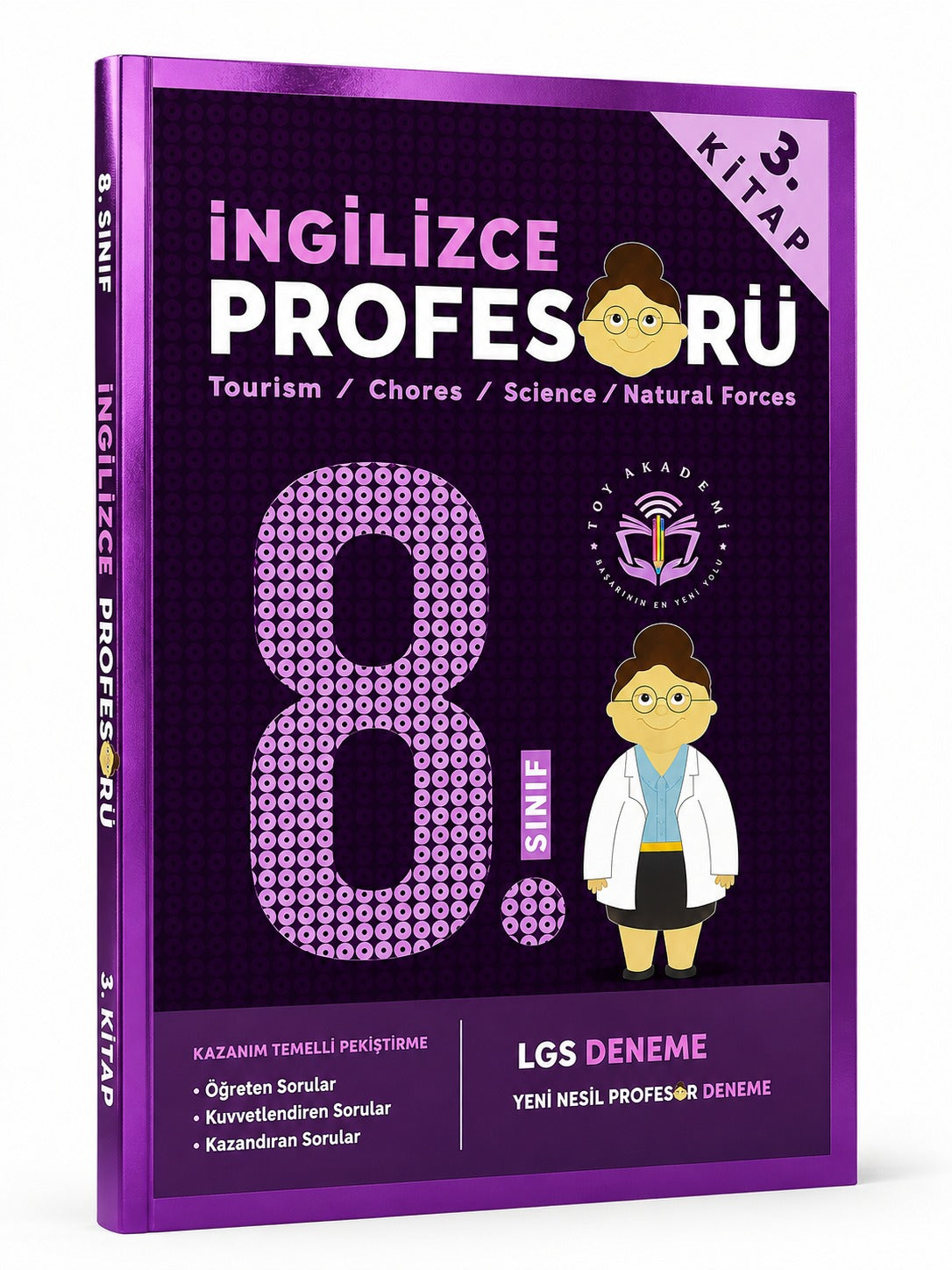 8. Sınıf İngilizce Profesörü 3.Kitap Tourism-Chores-Science-Natural Forces-1
