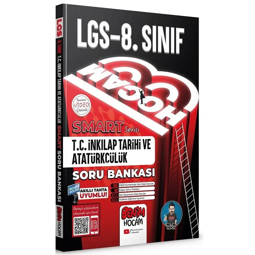 8. Sınıf LGS T.C. İnkılap Tarihi Smart Soru Bankası Benim Hocam Yayınları