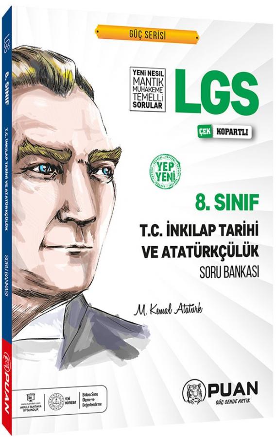 8. Sınıf LGS T.C. İnkılap Tarihi ve Atatürkçülük Soru Bankası Puan Yayınları-1