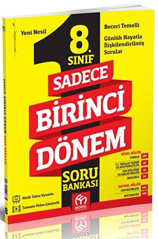 8.Sınıf Sadece Birinci Dönem Soru Bankası-1