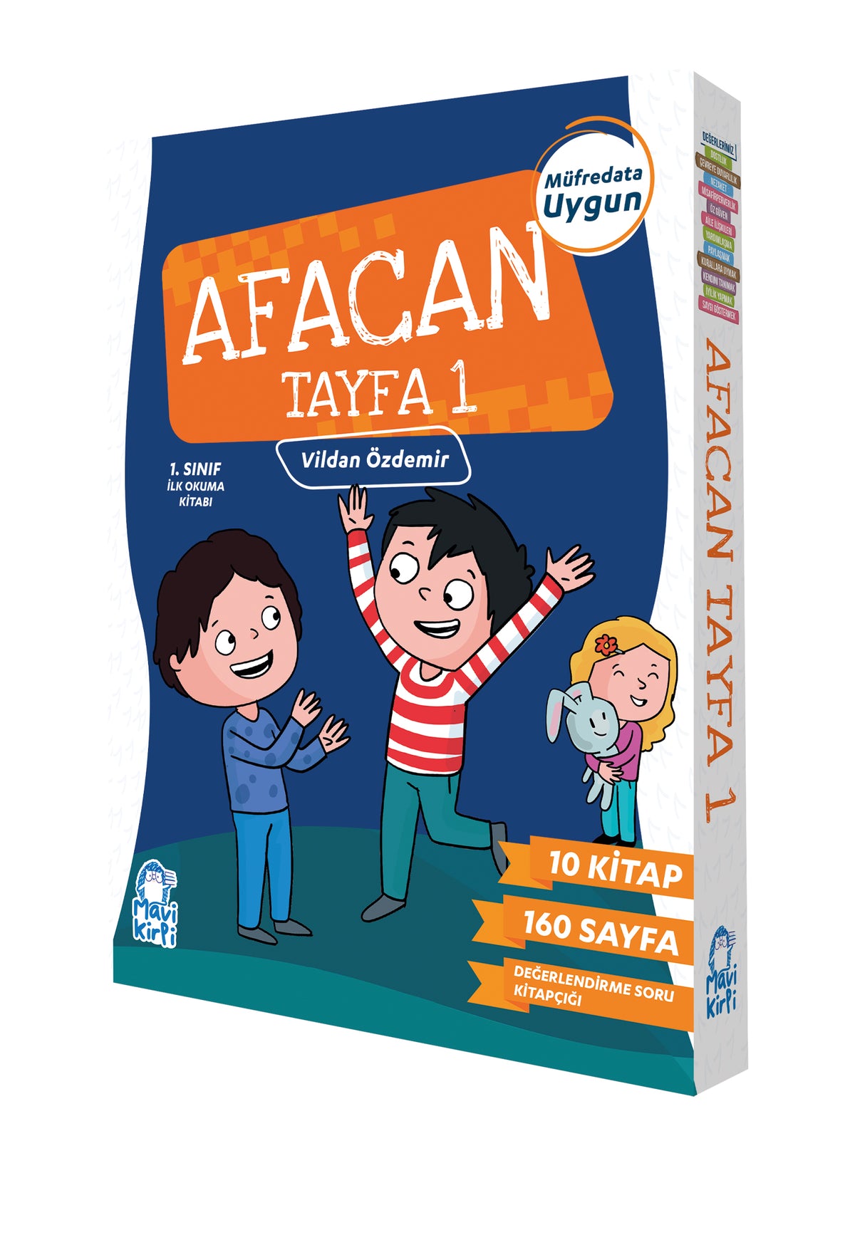 Afacan Tayfa 1. Sınıf İlk Okuma Seti 10 Kitap Mavi Kirpi Yayınları-1