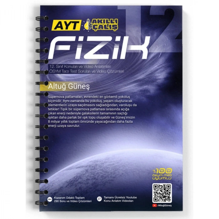 Altuğ Güneş AYT Fizik 2. Kitap - 12. Sınıf Konuları ve Video Anlatımları-1
