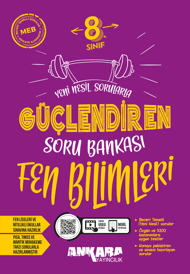 Ankara Yayıncılık 8. Sınıf Fen Bilimleri Güçlendiren Soru Bankası-1
