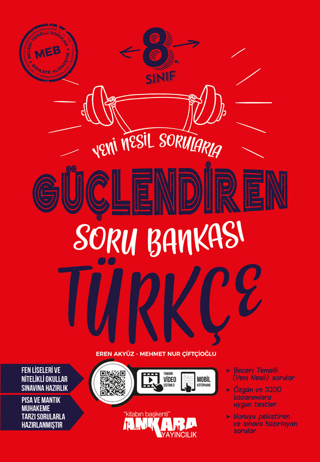 Ankara Yayıncılık 8. Sınıf Türkçe Güçlendiren Soru Bankası-1