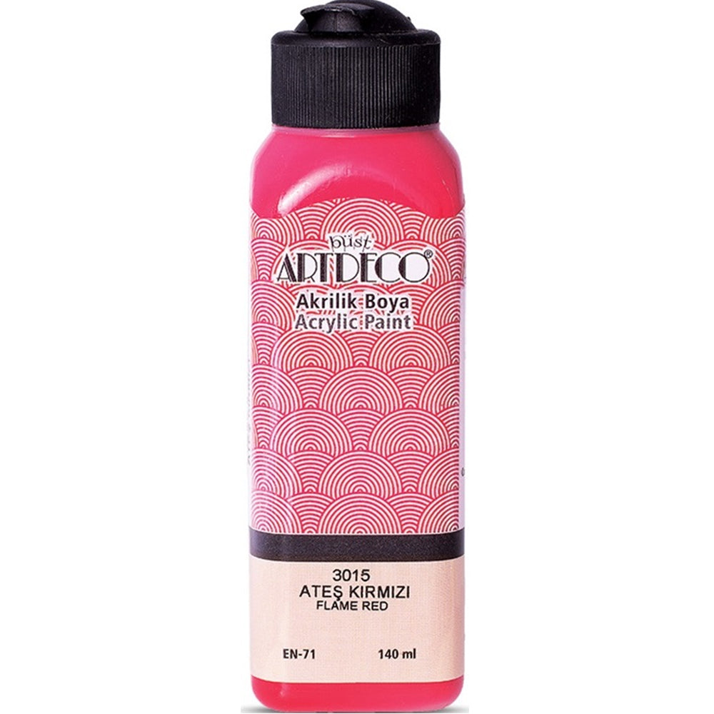 Artdeco Akrilik Boya 140 ML Ateş Kırmızı 070R-3015-1