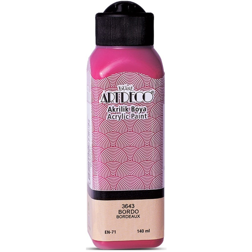 Artdeco Akrilik Boya 140 ML Bordo 070R-3643-1