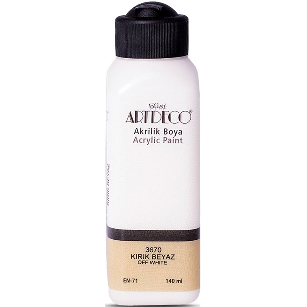 Artdeco Akrilik Boya 140 ML Kırık Beyaz 070R-3670-1