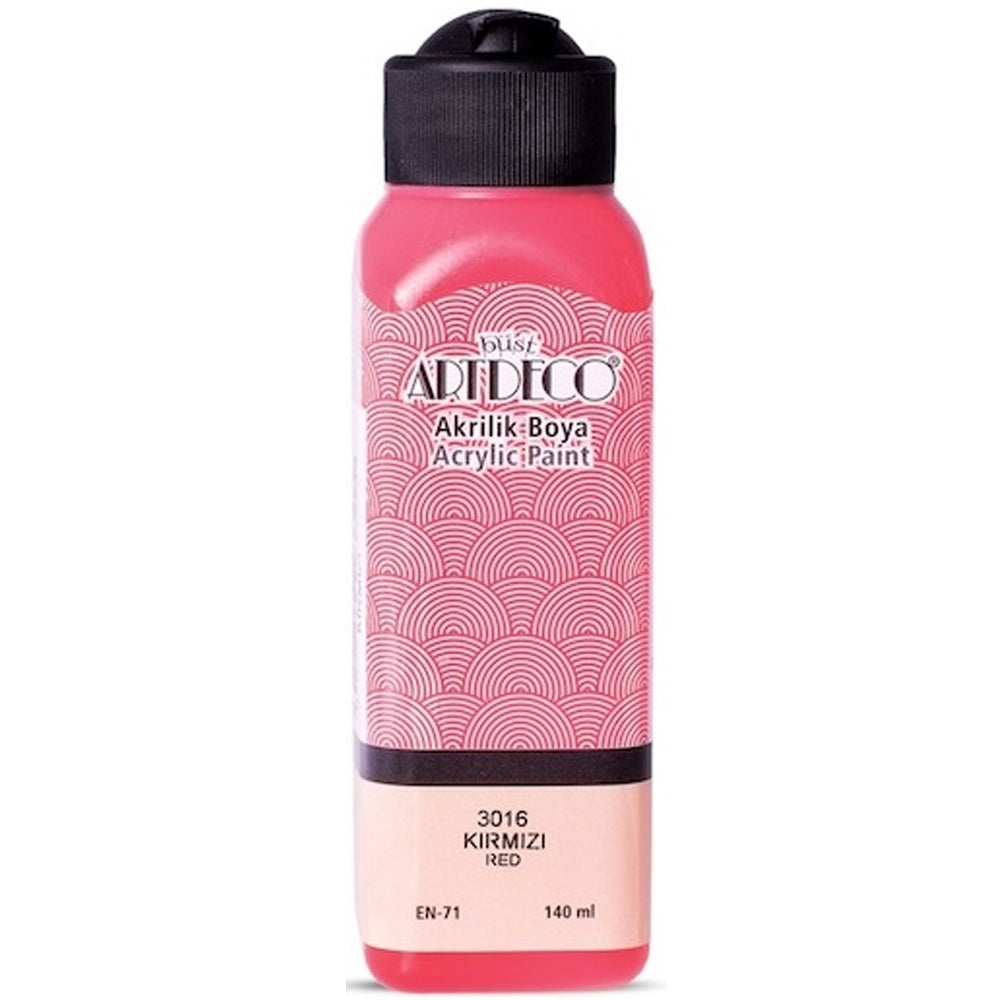 Artdeco Akrilik Boya 140 Ml Kırmızı-1