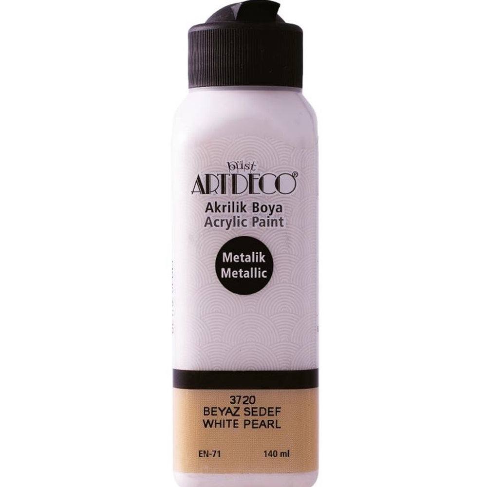 Artdeco Akrilik Boya 140 ML Metalik Beyaz 071R-3720-1