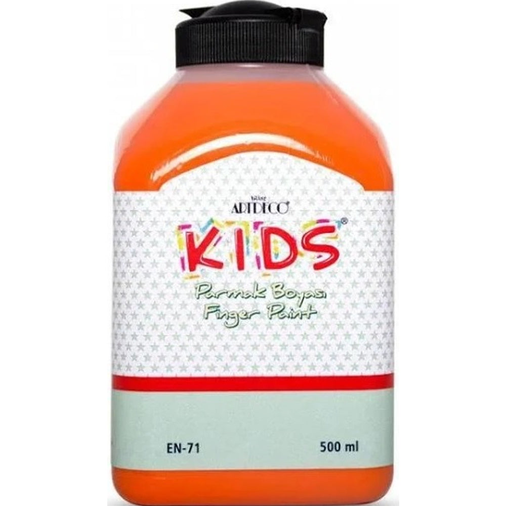 Artdeco Kids Parmak Boyası 500ml Turuncu-1