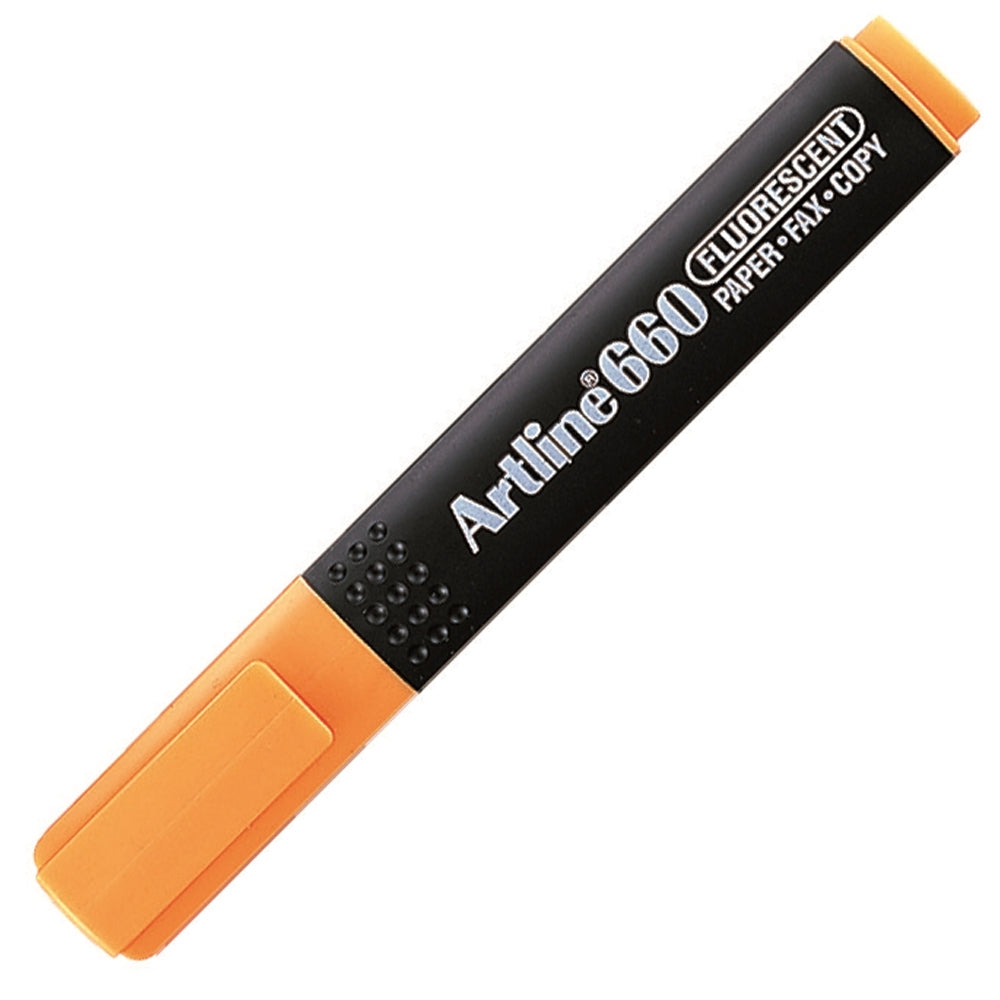 Artline 660 Fosforlu Kalem Kesik Uç 1.0-4.0mm F.Turuncu-1