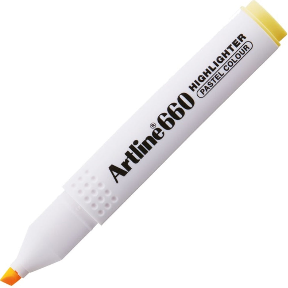 Artline 660 Fosforlu Kalem Pastel Sarı-1