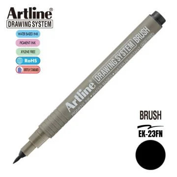 Artline Çizim Kalemi Drawing System Fırça Siyah