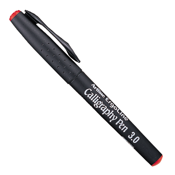 Artline Kaligrafi Kalemi 3.0 MM Kırmızı-1