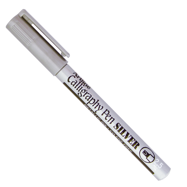 Artline Kaligrafi Kalemi Kesik Uçlu 2.5 Mm Gümüş EK993XF-1