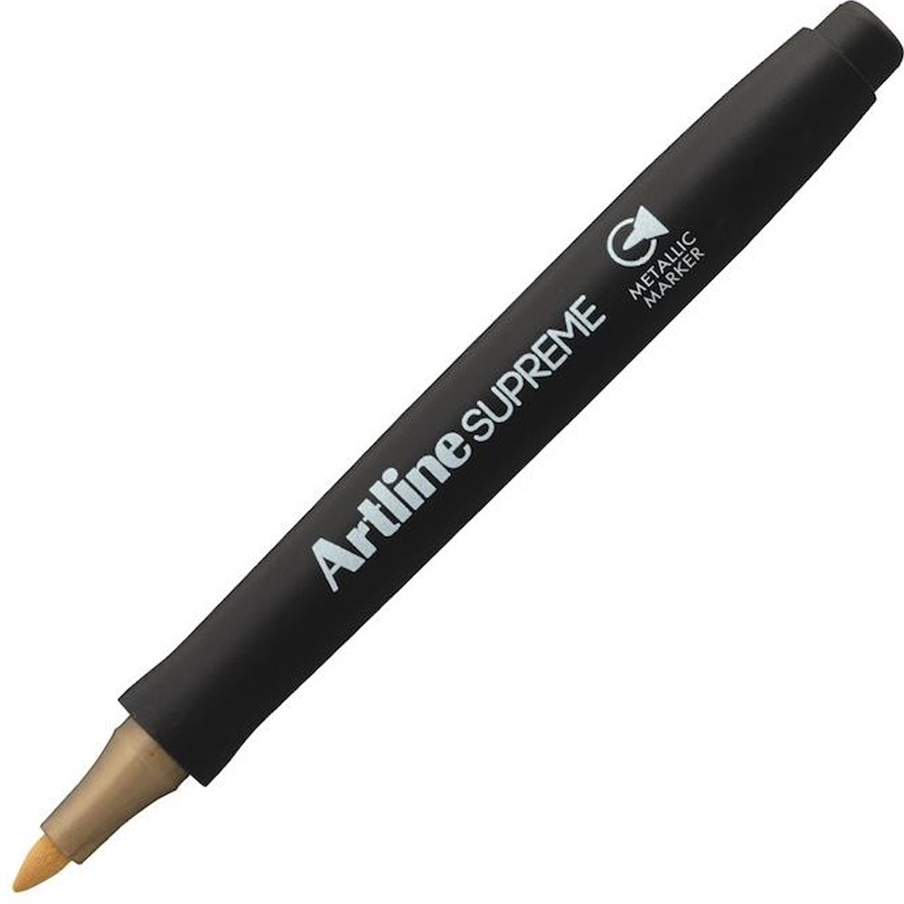 Artline Markör Permanent Supreme Metalik gold