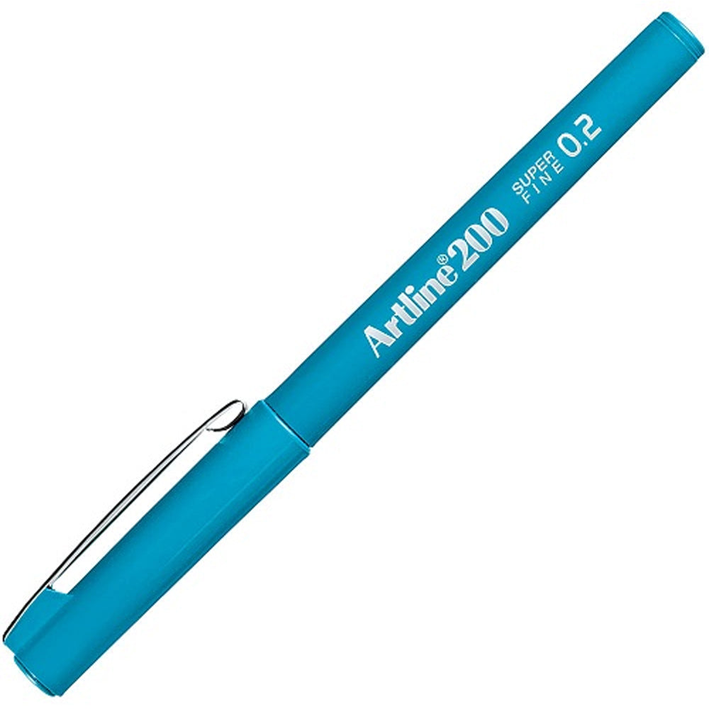 Artline Super Fine İnce Keçe Uç 0.2 Mm Gök Mavi 220N