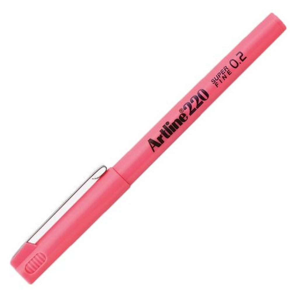 Artline Super Fine İnce Keçe Uç 0.2 Mm Pembe 220N