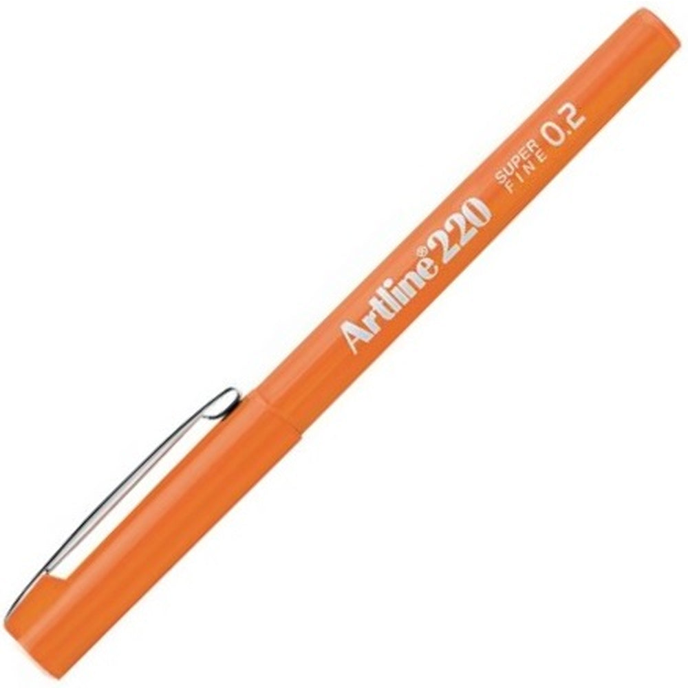 Artline Super Fine İnce Keçe Uç 0.2 Mm Turuncu 220N