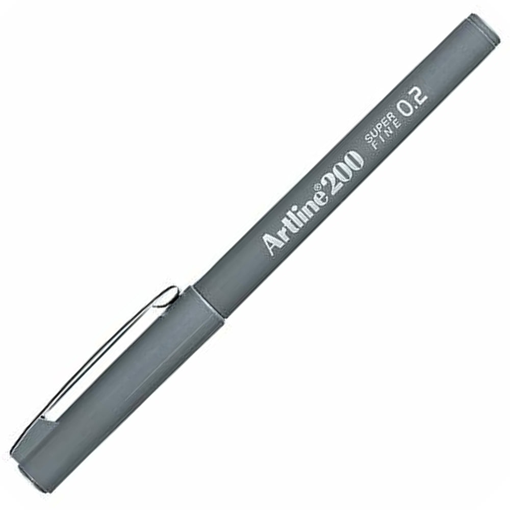 Artline Super Fine İnce Keçe Uçlu 0,2 MM Gri 220N-1