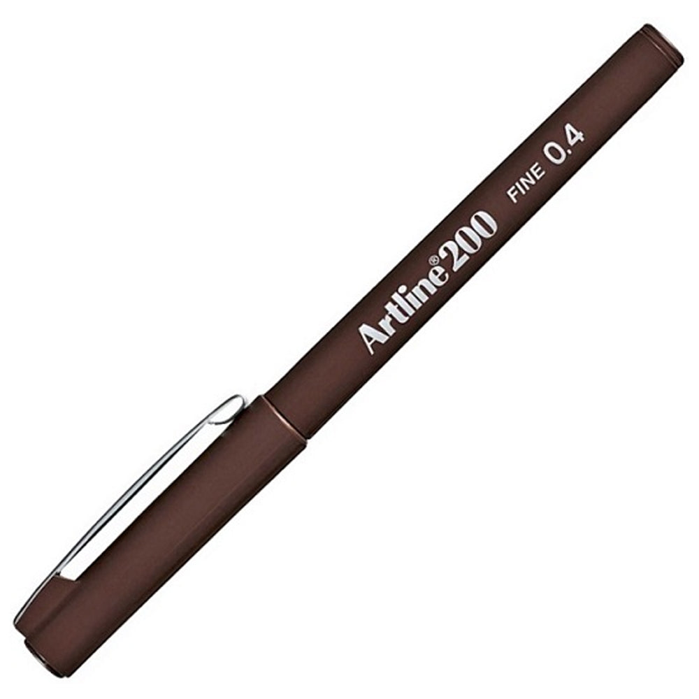 Artline Super Fine İnce Keçe Uçlu 0,2 MM K.Kahve 220N