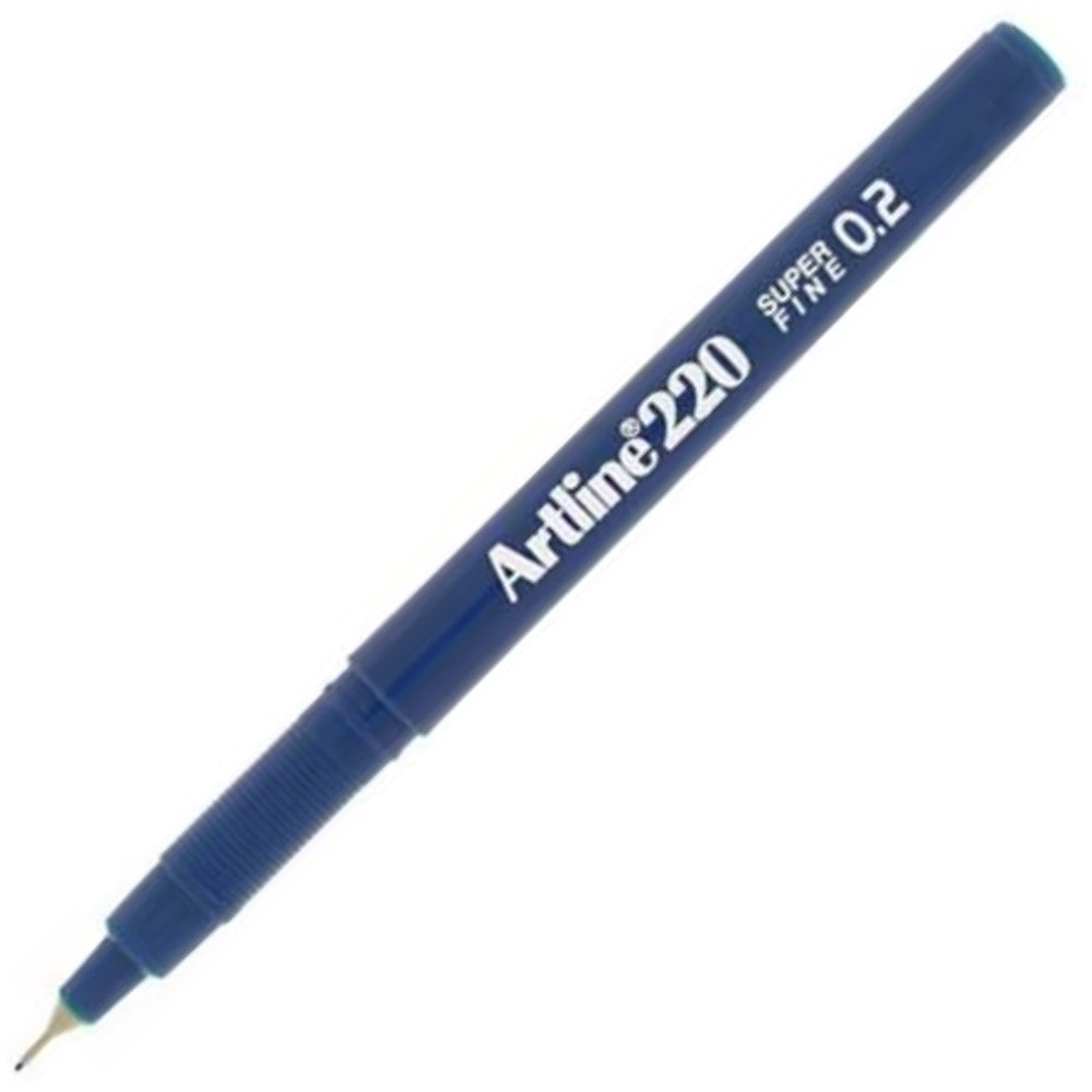 Artline Super Fine İnce Keçe Uçlu 0.2 Mm Mavi 220N-1