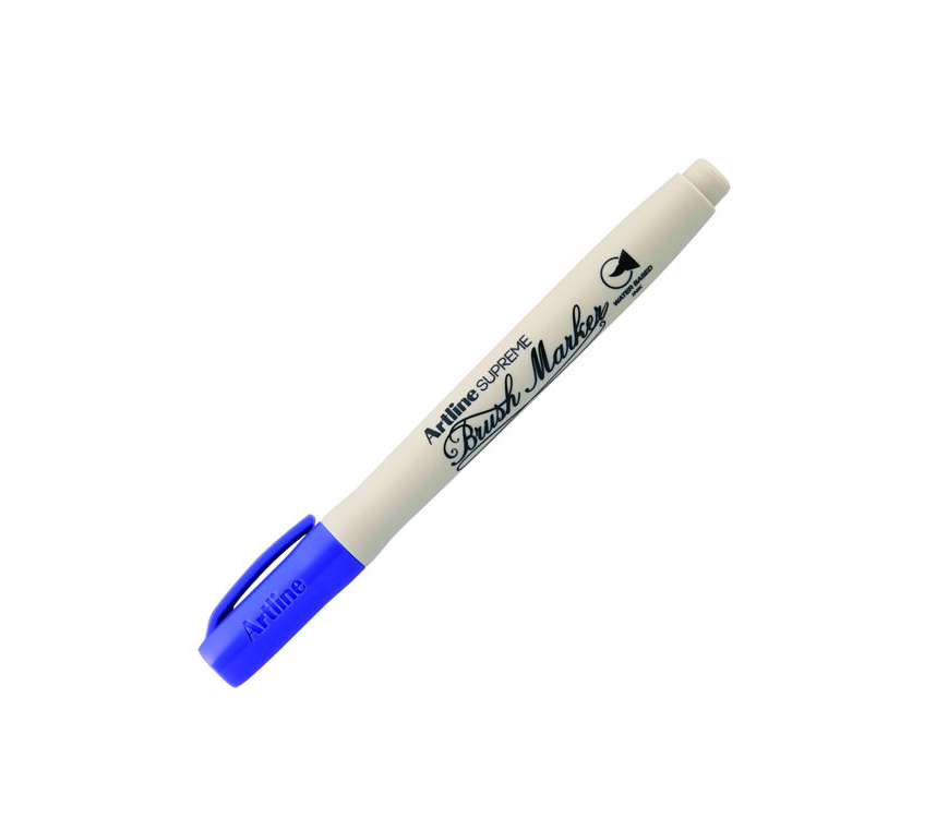 Artline Supreme Brush Marker Esnek Fırça Uçlu Kalem Mor-1