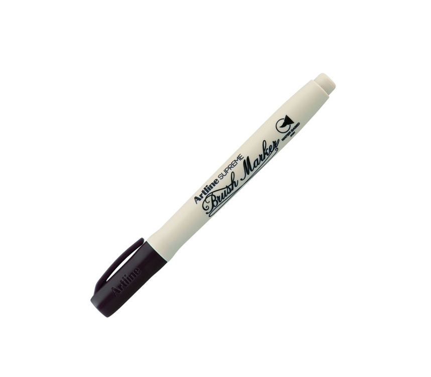 Artline Supreme Brush Marker Fırça Koyu Kahverengi