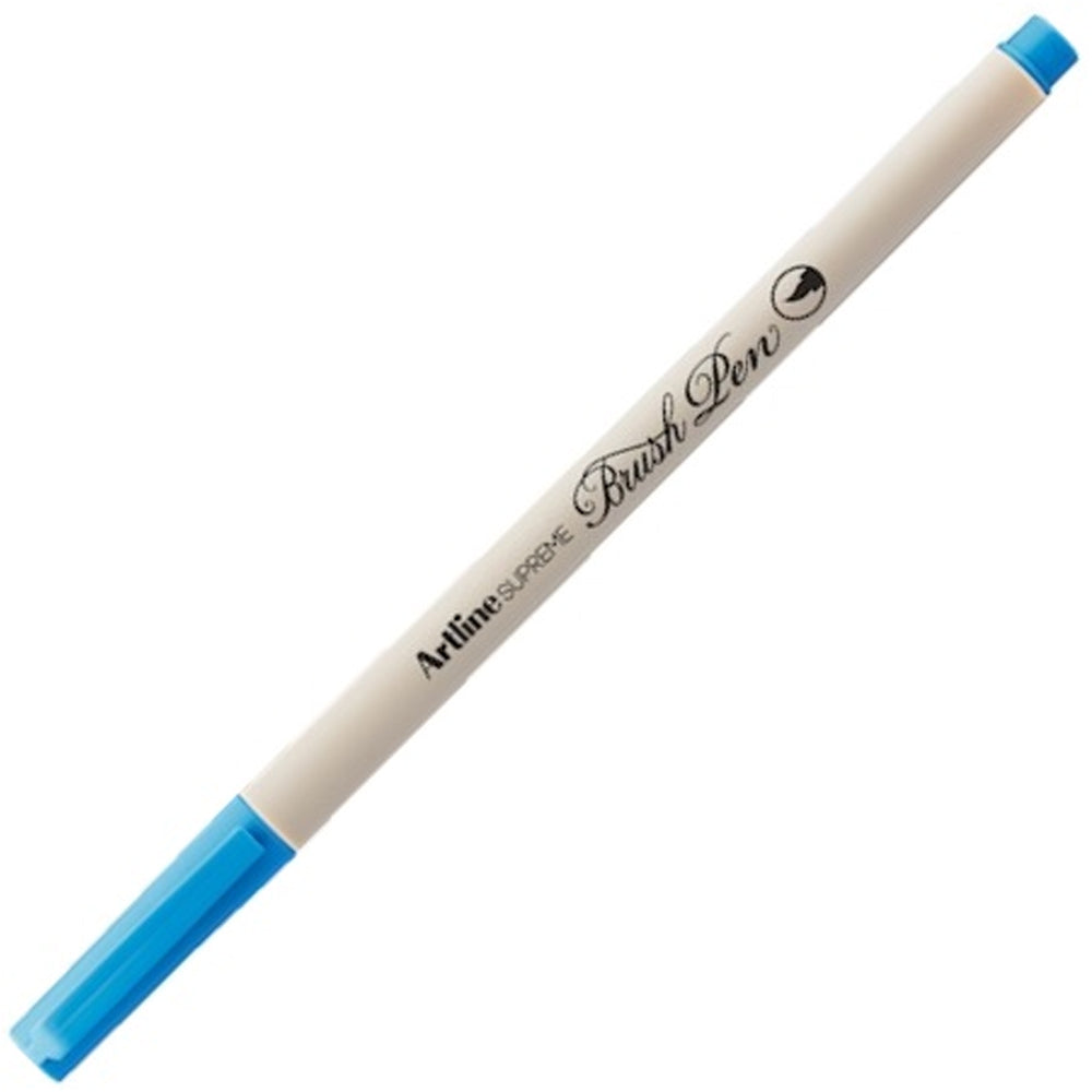 Artline Supreme Brush Uçlu Kalem Fosforlu Mavi-1
