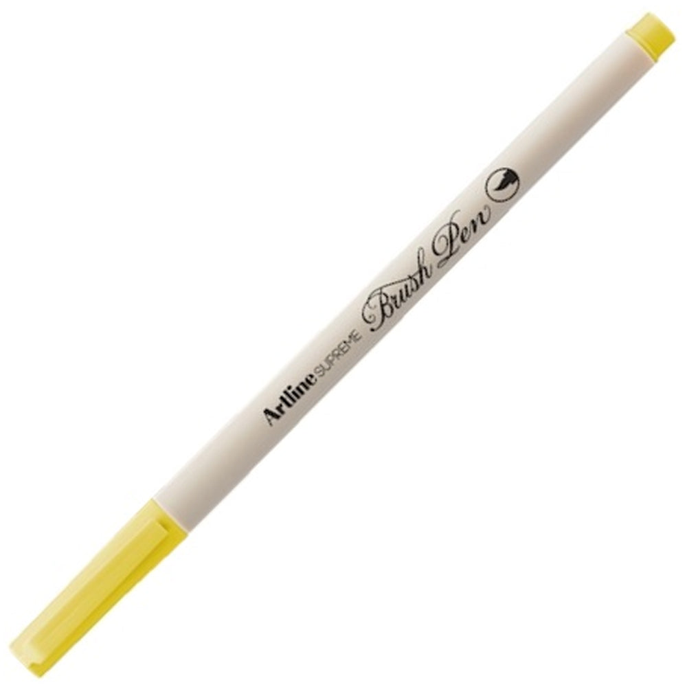 Artline Supreme Brush Uçlu Kalem Fosforlu Sarı-1
