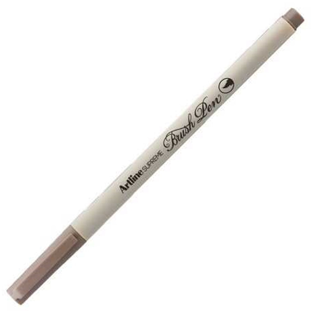 Artline Supreme Brush Uçlu Kalem Pastel Kahve-1