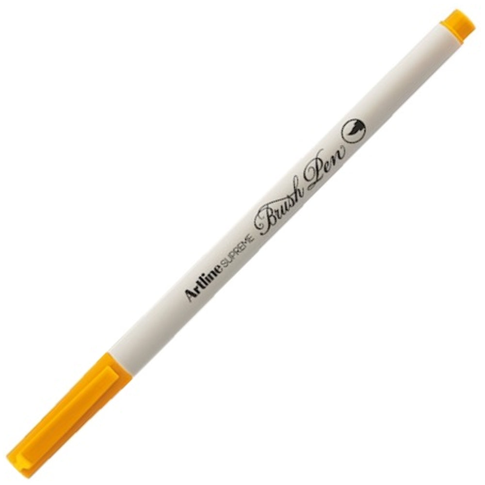 Artline Supreme Brush Uçlu Kalem Sarı