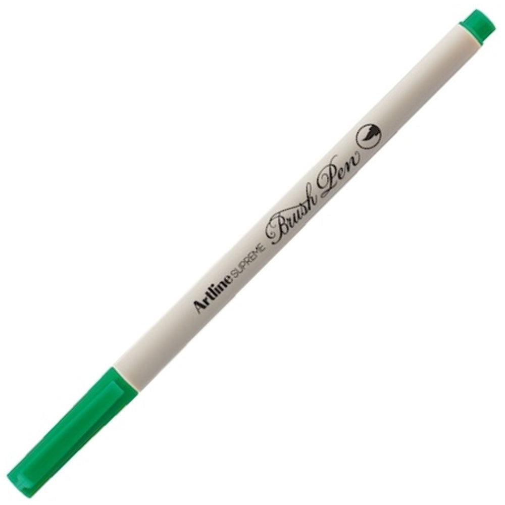 Artline Supreme Brush Uçlu Kalem Yeşil-1