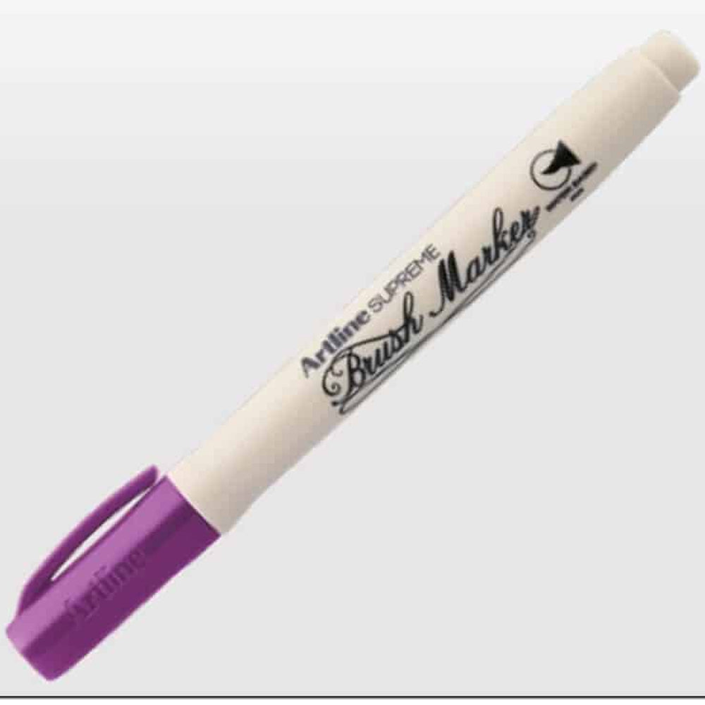 Artline Supreme Esnek Fırça Uçlu Kalem Parlak Mor-1