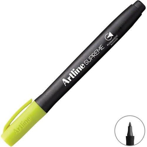 Artline Supreme Fırça Uçlu Kalem Fosforlu Sarı