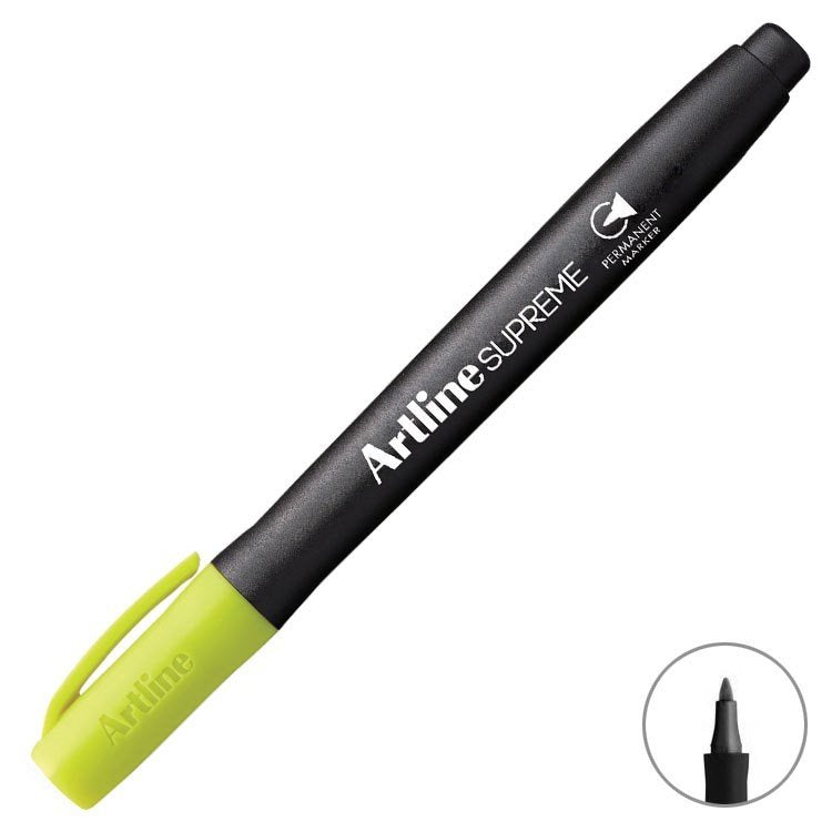Artline Supreme Permanent Marker Parlak Sarı-1